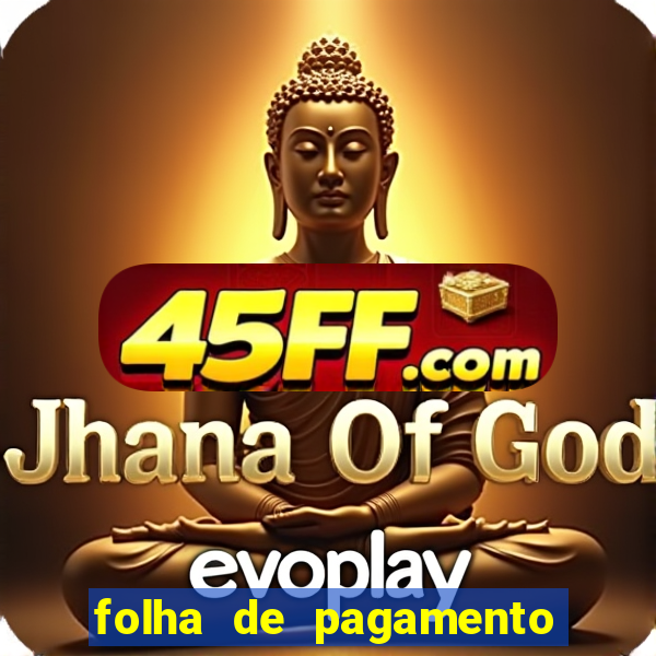 folha de pagamento para preencher word